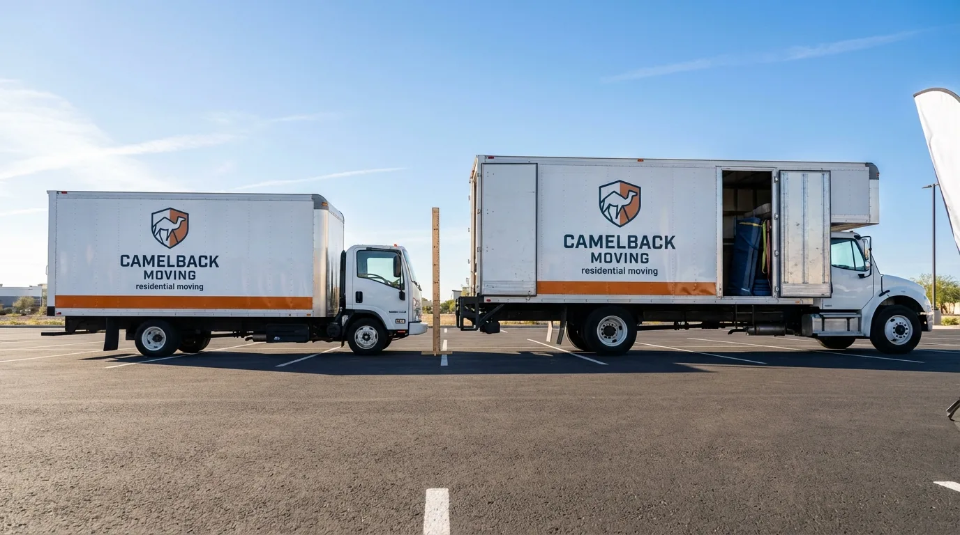 Moving truck size capacity guide in East Greenbush
